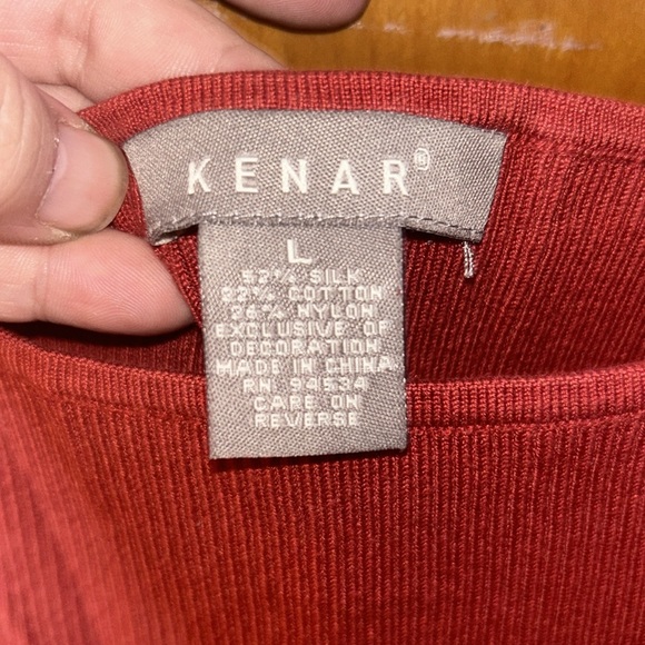 NWOT/KENAR removable straped top - Picture 4 of 4